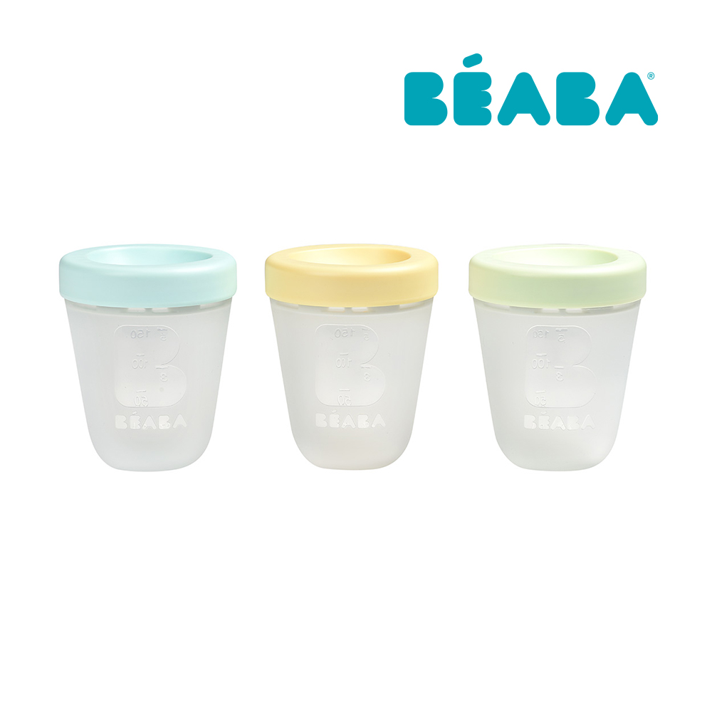 BEABA 矽膠儲存罐3件組(3x200ml)-(叢林/春意 )2款可選