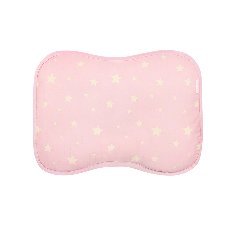 日本 Combi Ag+PRO銀離子抗菌水洗棉枕 -護頭枕 0m+(星星藍/星星粉) 