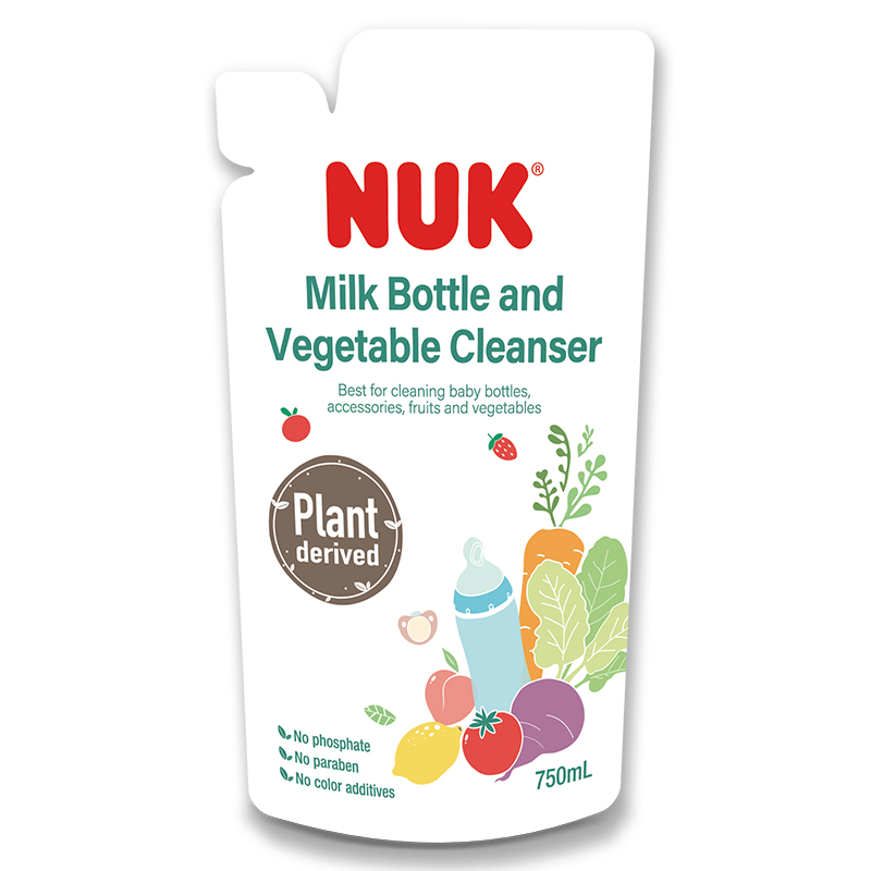 NUK植萃奶瓶蔬果清潔液750mL(10入/箱購)
