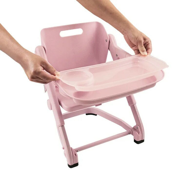 英國 unilove Feed Me 攜帶式寶寶餐椅/椅身+亞麻布-夢幻色系