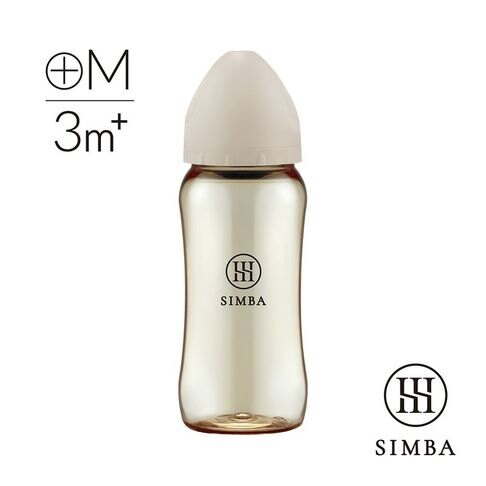 小獅王辛巴 Simba 蘊蜜鉑金PPSU寬口防脹氣奶瓶(360ml)-全齡適用