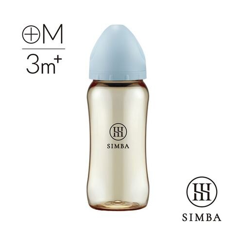 小獅王辛巴 Simba 蘊蜜鉑金PPSU寬口防脹氣奶瓶(360ml)-全齡適用