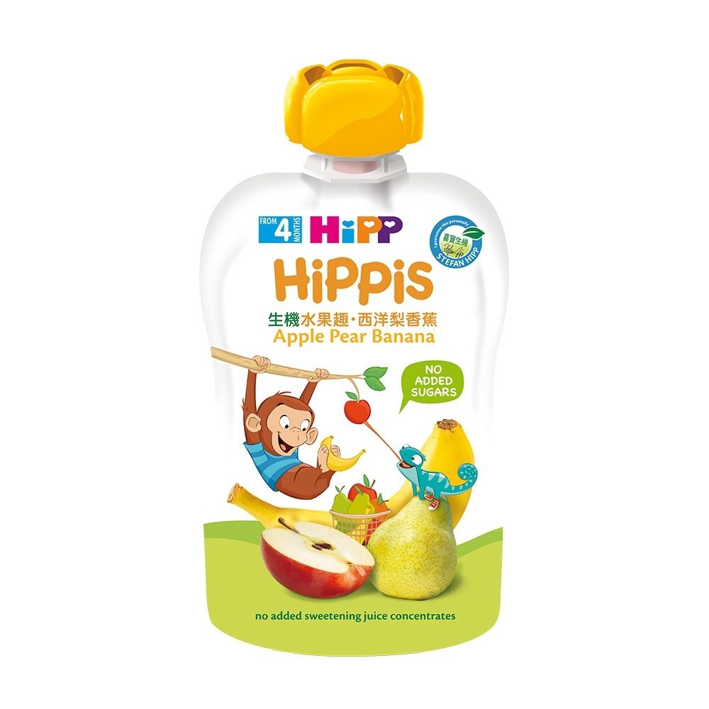 HiPP 喜寶 生機水果趣-西洋梨香蕉100g