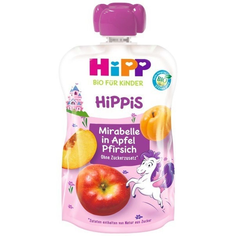 HiPP 喜寶 生機水果趣-甜李蜜桃100g