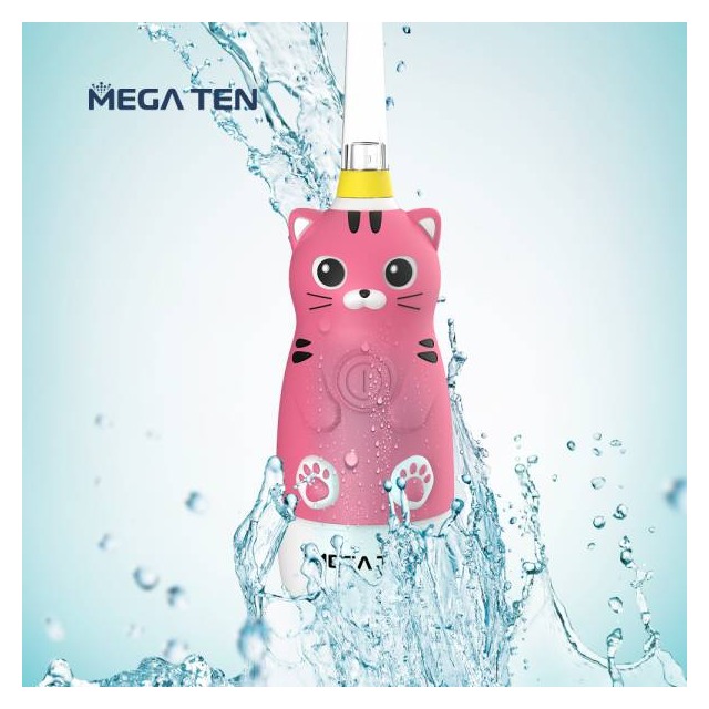 【VIVATEC】MEGA TEN 360兒童電動牙刷(貓咪)