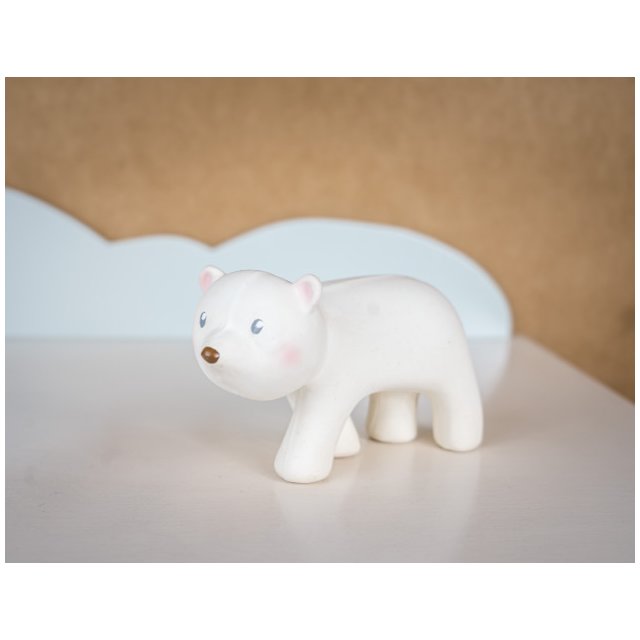 【TIKIRI 斯里蘭卡】搖鈴固齒器玩具(小狐狸/北極熊/雪鶚/企鵝/海獅)