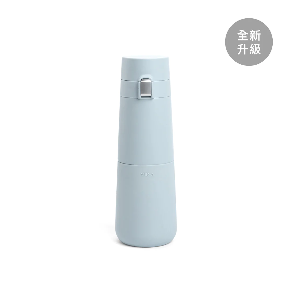 Wasser不鏽鋼內瓷保溫瓶 510mL(冷山灰/裸膚米/石英粉/迷霧藍)