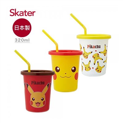 Skater日本製3入水杯(320ml)皮卡丘-優惠價