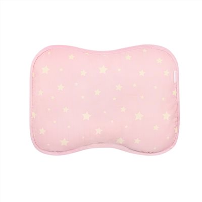 日本 Combi Ag+PRO銀離子抗菌水洗棉枕 -護頭枕 0m+(星星藍/星星粉) 