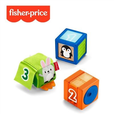 Fisher-Price 費雪 手指探索小方塊3入