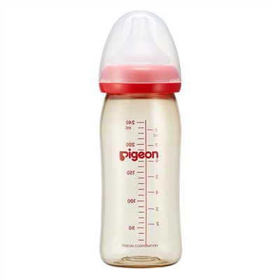 貝親 Pigeon 寬口母乳實感PPSU奶瓶240ml/紅P00782RL