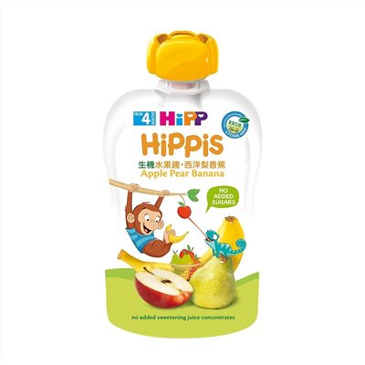 HiPP 喜寶 生機水果趣-西洋梨香蕉100g