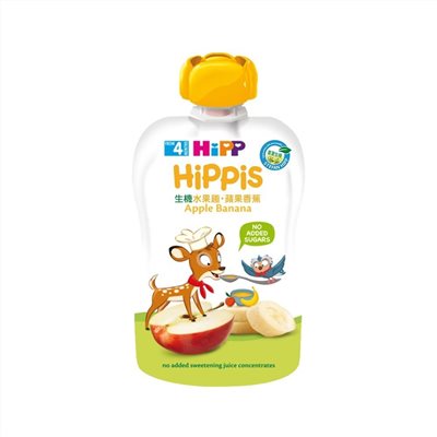 HiPP 喜寶 生機水果趣-蘋果香蕉100g