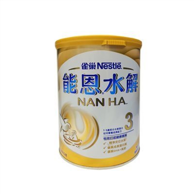 雀巢 能恩HA3水解蛋白幼兒營養成長配方奶粉1-3歲800g*6罐(箱購)