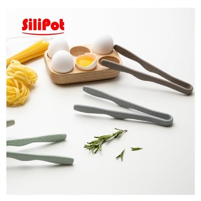 【Silipot】韓國 鉑金矽膠夾子 L(顏色隨機)(食物夾 多用途夾子 可熱水消毒)