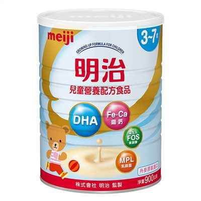 MEIJI明治 兒童營養配方奶粉 3-7歲 900g/單罐