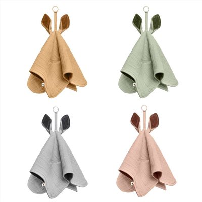丹麥BIBS Cuddle Cloth Kangaroo 袋鼠安撫巾(沙漠/腮紅/雲灰/灰綠)