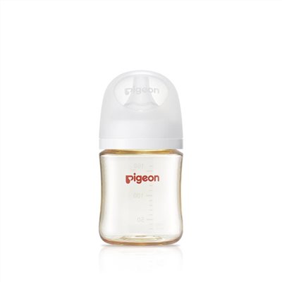 日本 Pigeon貝親 第三代母乳實感PPSU奶瓶160ml(純淨白)